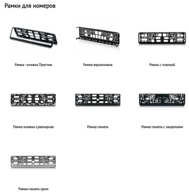 Топ-10 лучших рамок для номеров автомобилей: где найти и как выбрать